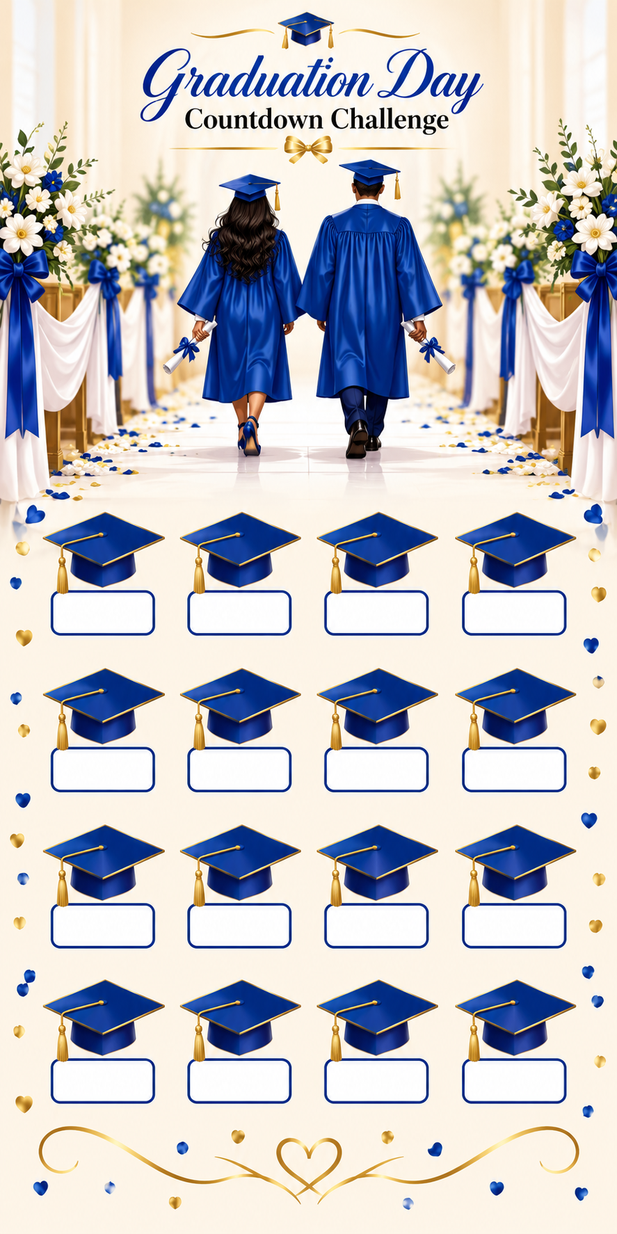 Graduation Countdown Savings Challenge 3x6in (A6)